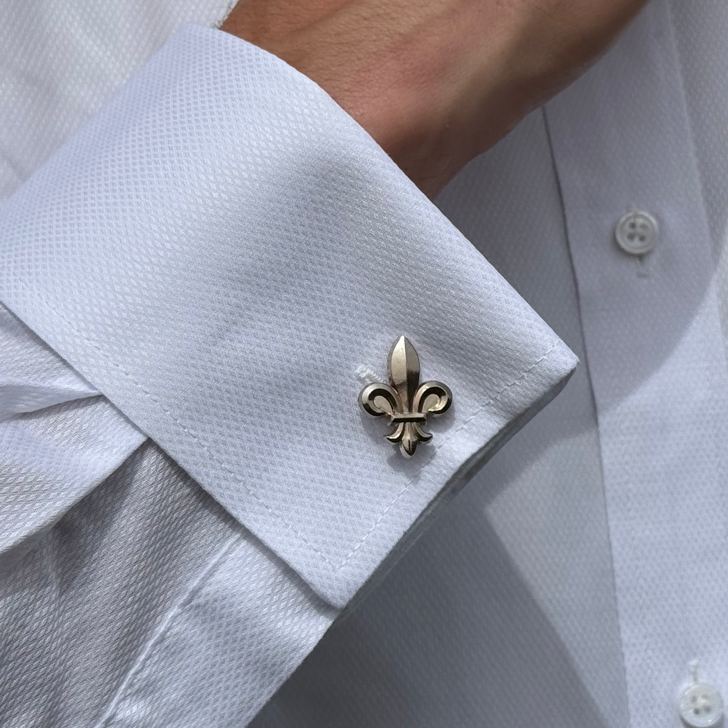Les boutons de manchette Fleur de Lys