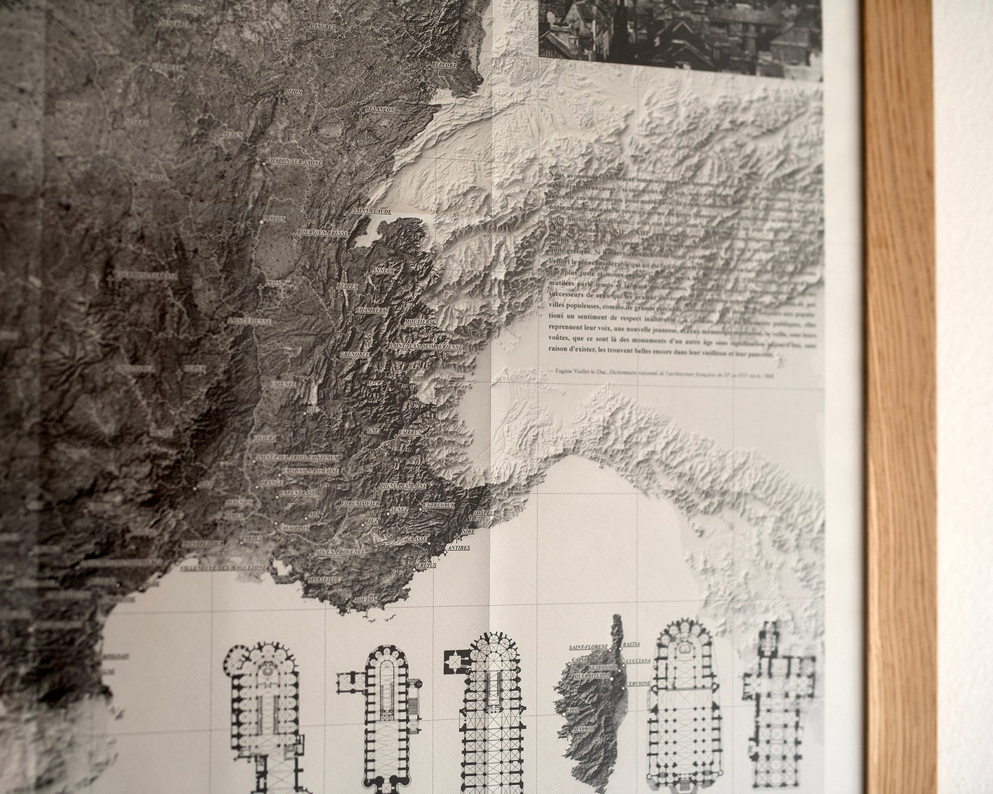 La carte des cathédrales de France