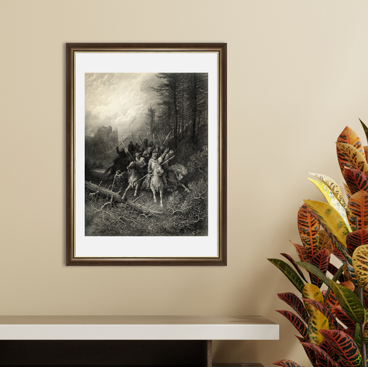 Cadre Gustave Doré - Légende Arthurienne