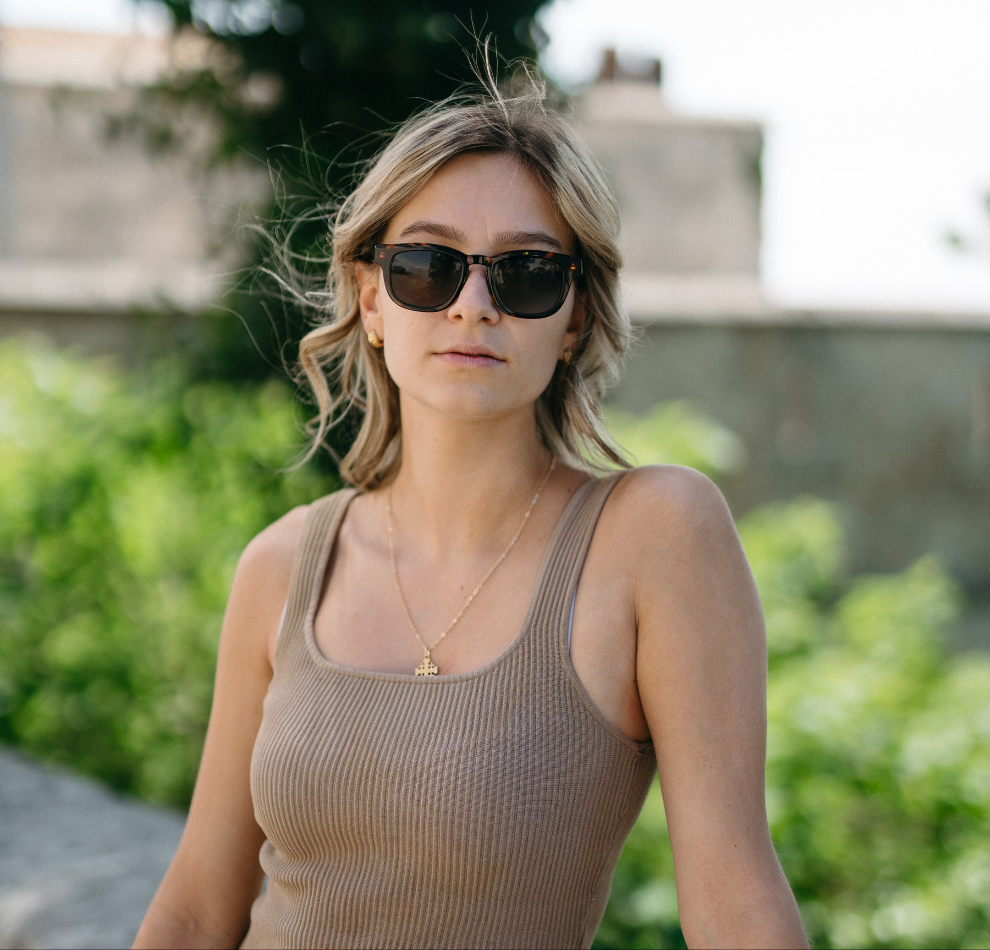 Lunettes de soleil ecaille