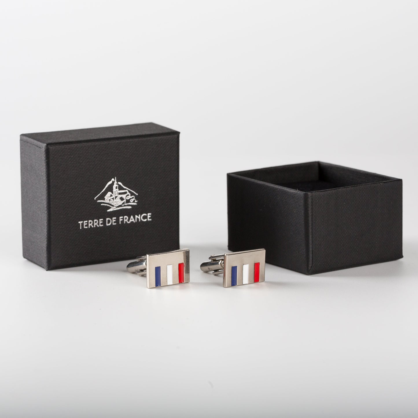 Les boutons de manchette Tricolore