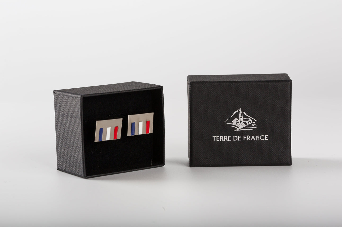 Les boutons de manchette Tricolore