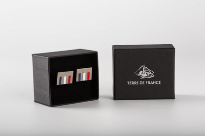 Les boutons de manchette Tricolore