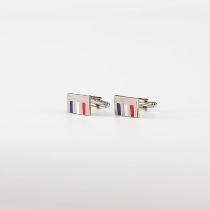 Les boutons de manchette Tricolore
