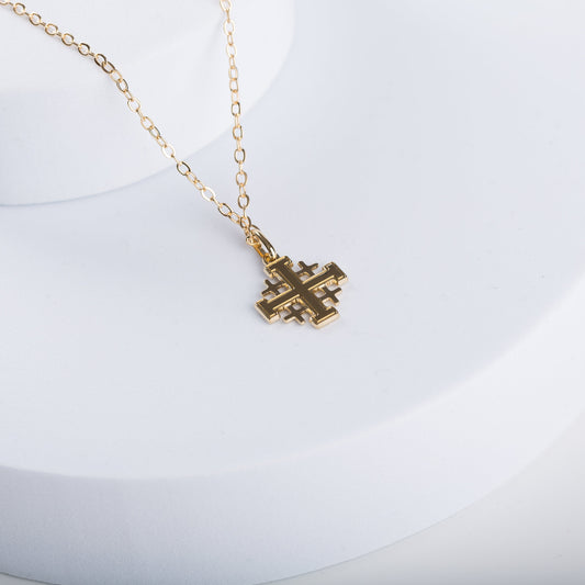 La Croix de Jérusalem - Plaquée Or