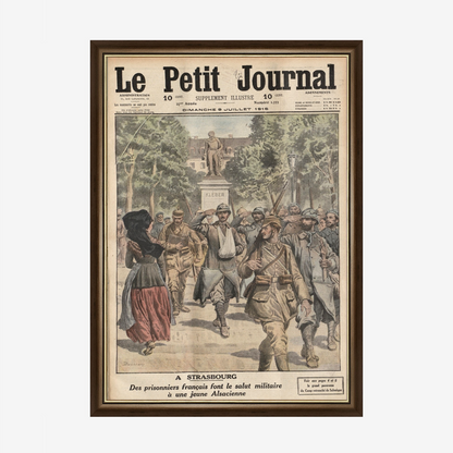 Cadre Grande Guerre - Le salut des prisonniers