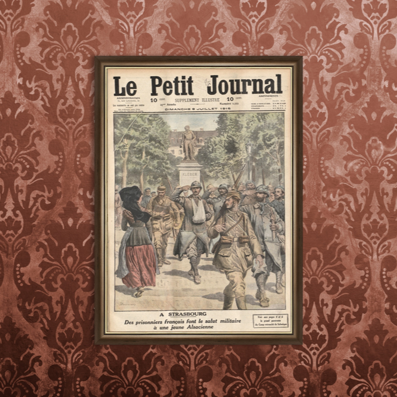 Cadre Grande Guerre - Le salut des prisonniers