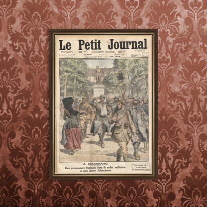 Cadre Grande Guerre - Le salut des prisonniers