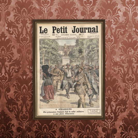 Cadre Grande Guerre - Le salut des prisonniers