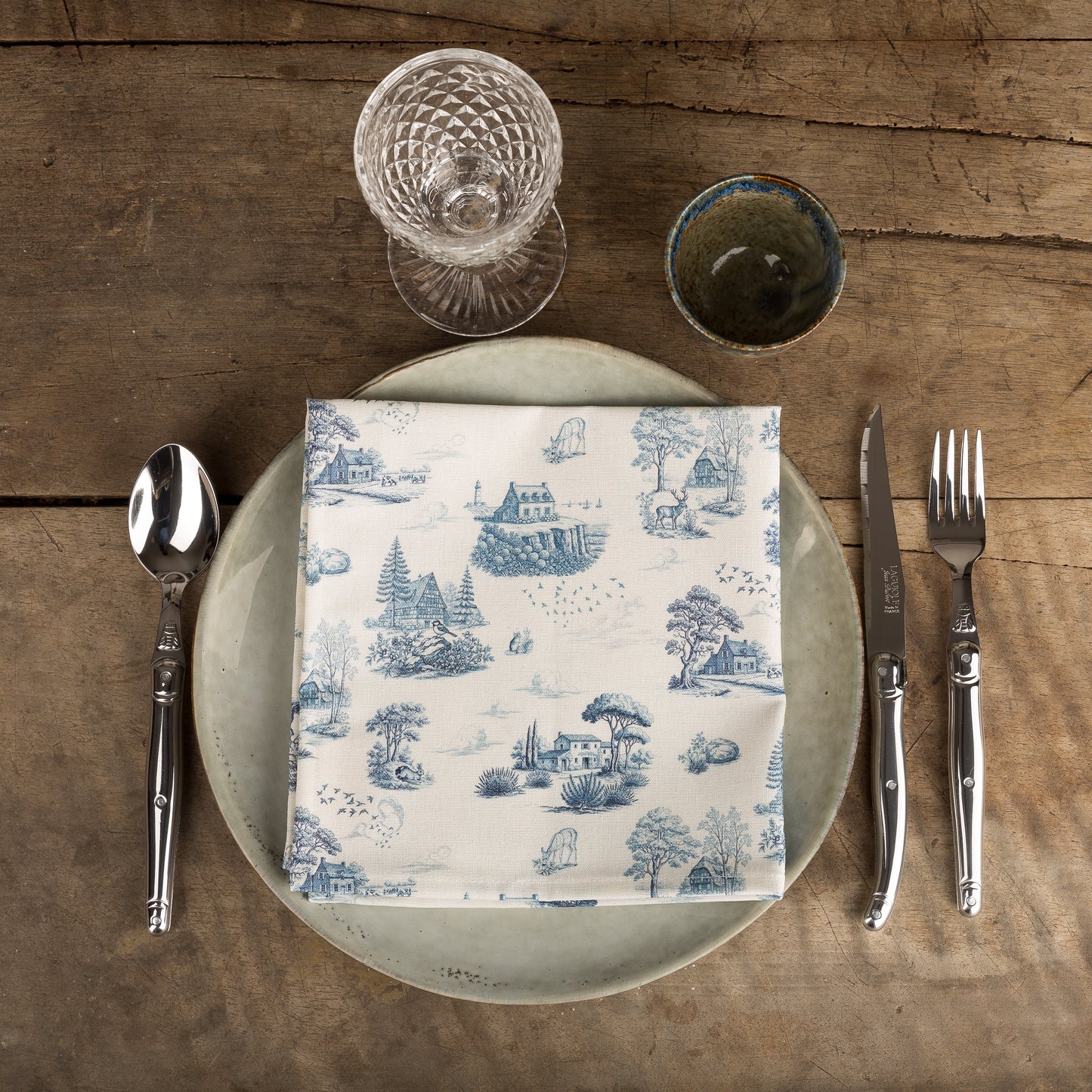 La serviette de table - Toile de Jouy
